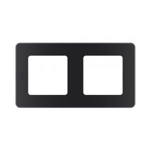 Рамка 2 поста Legrand Inspiria 673943 антрацит — изображение 1