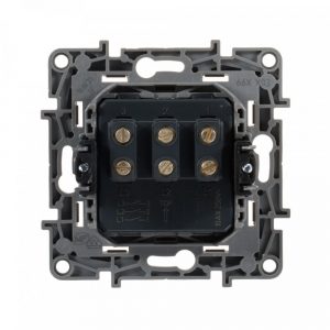 Выключатель трехклавишный Legrand Etika 672313 (слоновая кость)