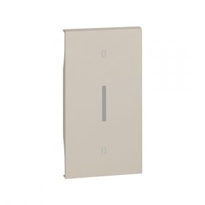 LIVING NOW. Лицевая панель для выключателей рольставень (горизонтальное размещение) 2 модуля.Цвет Песочный. — изображение 1