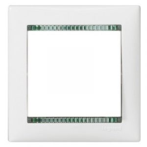 Рамка 1 пост Белый/Кристалл Valena — изображение 1