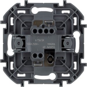 Переключатель одноклавишный Legrand 673651 Inspiria с/у слоновая кость — изображение 3