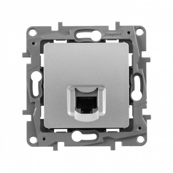 d99e47cd-635e-4e3d-934c-5659c9698d5c-1 Информационная розетка RJ45 категория 5 UTP Legrand 672441 Etika алюминий