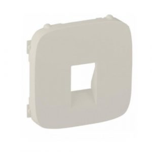 Лицевая панель для аудиорозетки с пружинными зажимами одиночной. Слоновая кость. Valena ALLURE — изображение 1