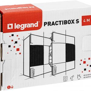 Щиток пластиковый навесной Practibox S 1х4 дым. дверь Legrand 134614 — изображение 15