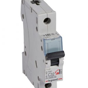 Автоматический выключатель Legrand 404031 1П C32A TX3 6000/6kA