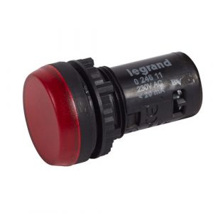 024611 Osmoz индик.монобл. 230В КРАСН