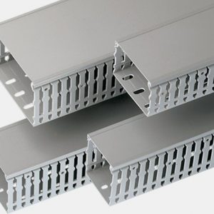 Кабель-канал (крышка + основание) Transcab - 60x40 мм - серый RAL 7030 — изображение 1