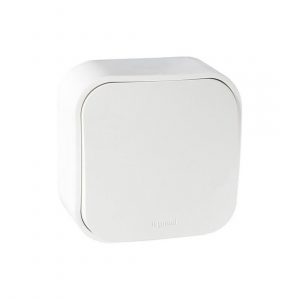 Выключатель без фиксации (кнопка) Legrand Forix 6A 250В IP20 накладной белый — изображение 1