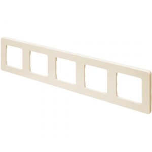 Рамка декоративная универсальная Legrand 673971 Inspiria 5 постов слоновая кость — изображение 3