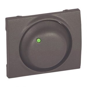 Лицевая панель для электронного потенциометра 1-10 В, с индикацией - Тёмная бронза - Galea Life — изображение 1