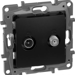 Розетка телевизионная Legrand Etika 672657 (антрацит)