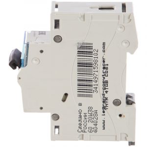 Автоматический выключатель Legrand 404028 1П C16A TX3 6000/6kA