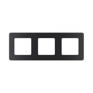 Рамка 3 поста Legrand Inspiria 673953 антрацит — изображение 1