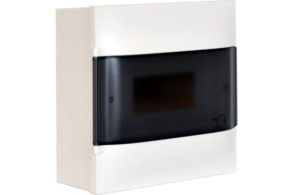 Щит навесной Legrand Practibox S 1х8 IP40 Дымчатая дверь