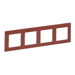 Рамка "Терракота". 4-постовая универсальная. Valena LIFE — изображение 1