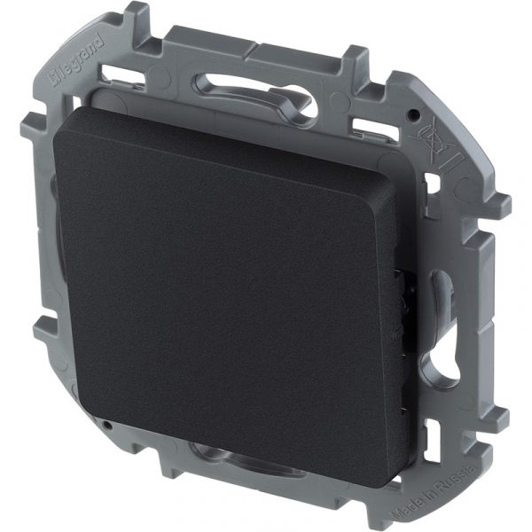 Переключатель одноклавишный Legrand Inspiria 673653 10 AX 250 В антрацит