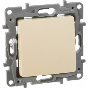 Выключатель одноклавишный Legrand Etika 672301 (слоновая кость)