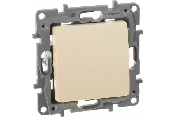 Выключатель одноклавишный Legrand Etika 672301 (слоновая кость)