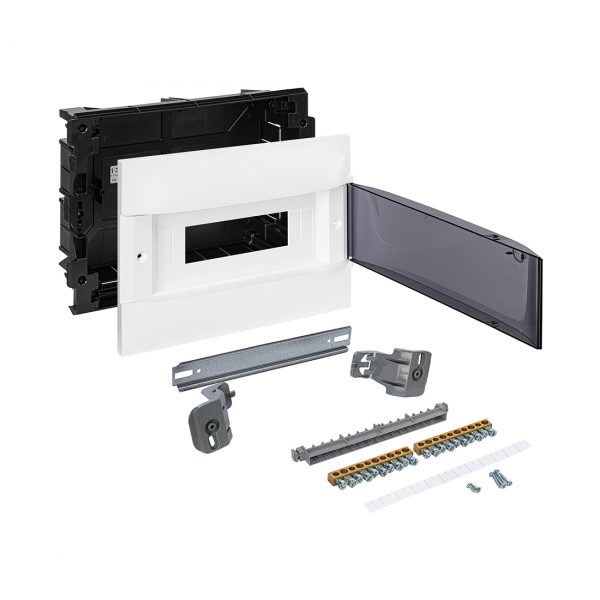 Practibox S Пластиковый щиток Встраиваемый 1X12 Дымчатая дверь