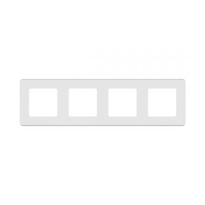 Рамка 4 поста Legrand Inspiria 673960 белый — изображение 1