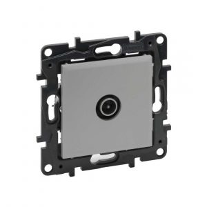 Розетка TV "звезда" Niloe Step Алюминий — изображение 1