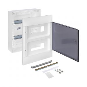 Щит навесной Legrand Practibox S 2х12 IP40 Дымчатая дверь — изображение 3