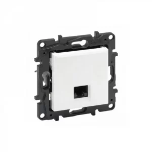 Информационная розетка одинарная Niloe Step RJ45 Кат.5e UTP Белый