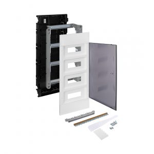 Щит встраиваемый Legrand Practibox S 4х12 IP40 Дымчатая дверь — изображение 3