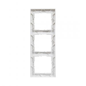Рамка декор. универсальная 3-постовая Suno Белый — изображение 1