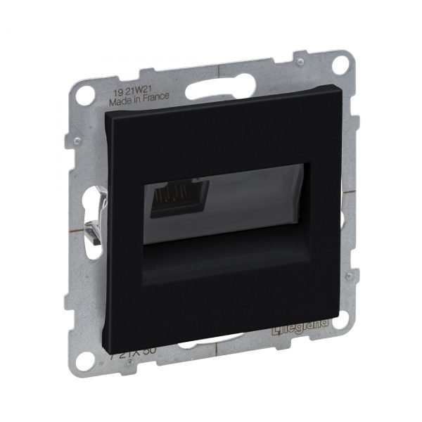 5737485c-83f4-41ce-83f7-cc4703f06b82-1 Информационная розетка одинарная Suno RJ45 Кат.5e UTP Антрацит