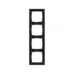 Рамка декор. универсальная 4-постовая Suno Антрацит — изображение 1