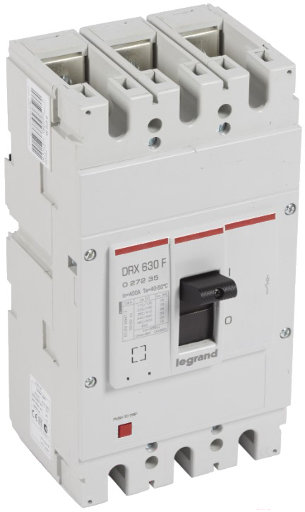 Автоматический выключатель Legrand 27235 3П 400A DRX630 36kA термомагнитный