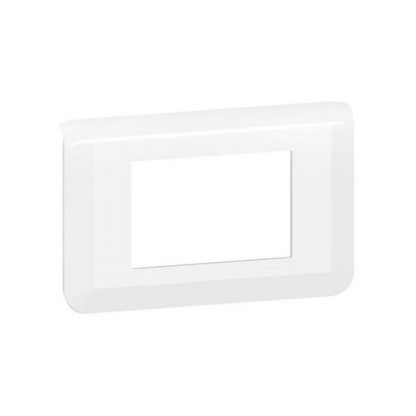 Рамка Legrand Mosaic 1 пост 3 модуля, белый, (078803L)
