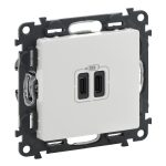 Legrand 753107 Vln-l БЕЛ Зарядка USB C-C