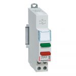 Legrand 412916 CX3 Выкл. кноп. НО+НЗ(зел/кр.)
