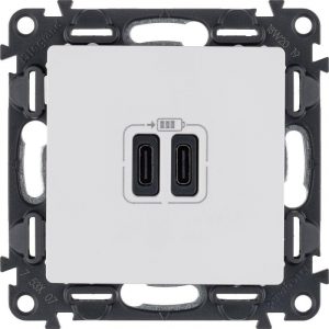 Legrand 753107 Vln-l БЕЛ Зарядка USB C-C
